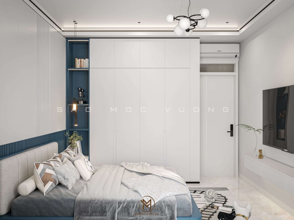 Thiết kế nội thất phòng ngủ - phòng ngủ con trai