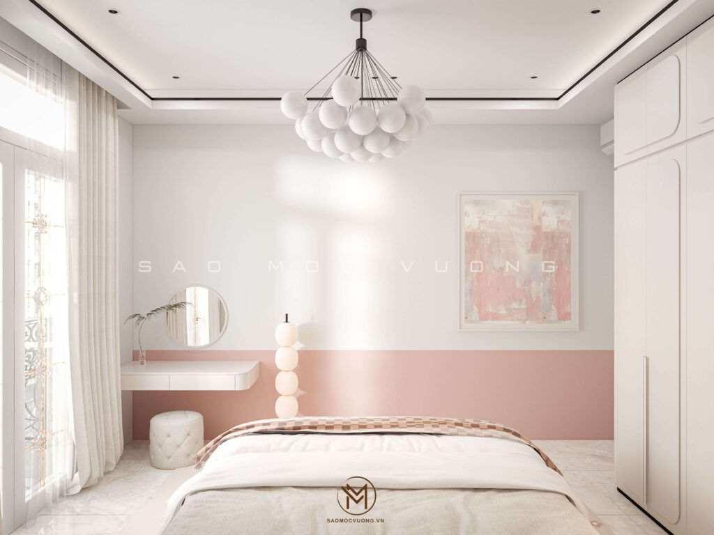 Thiết kế nội thất phòng ngủ - phòng ngủ con gái