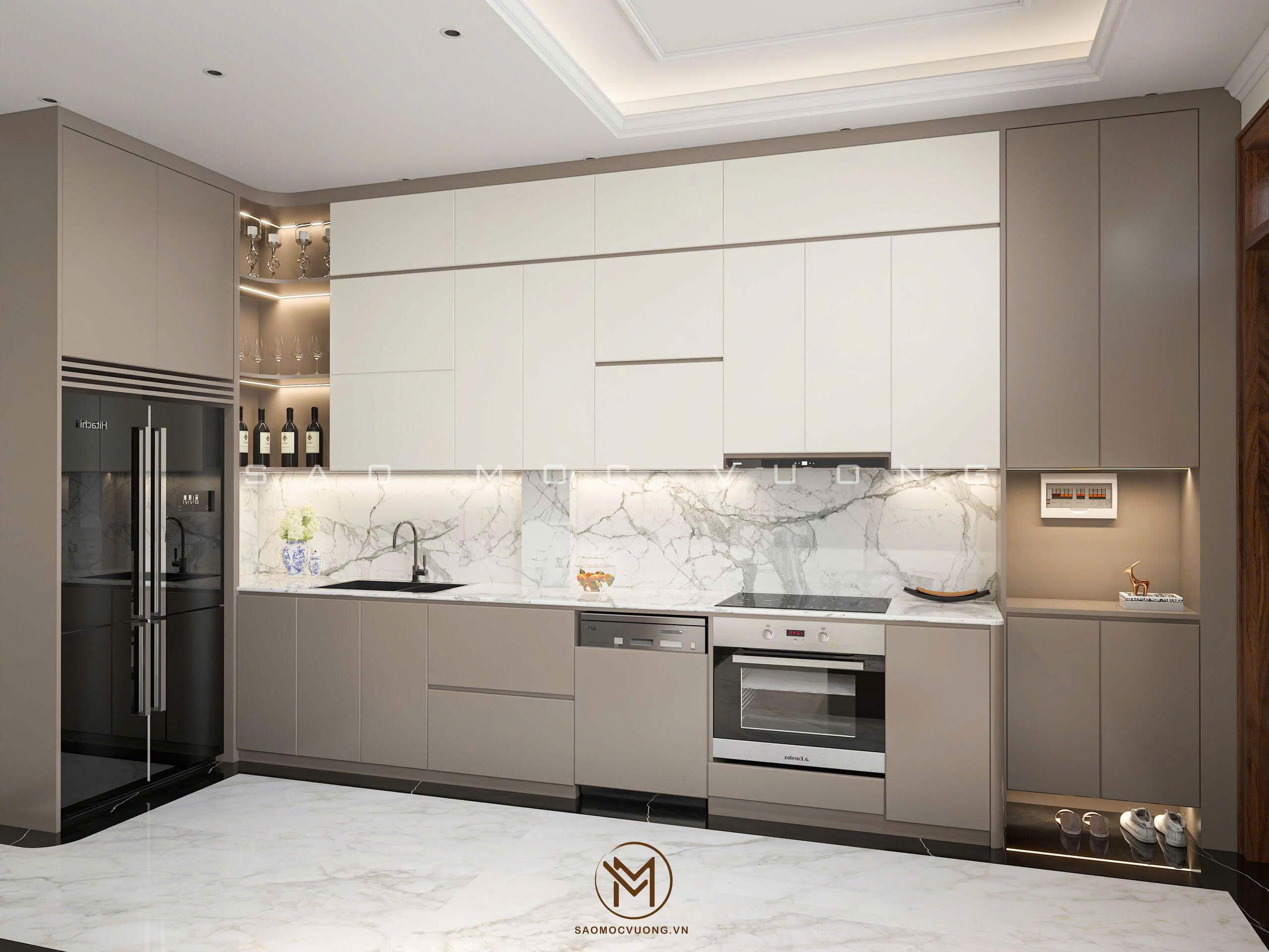 thiet-ke-phong-bep-anh-vinh-do-be-1