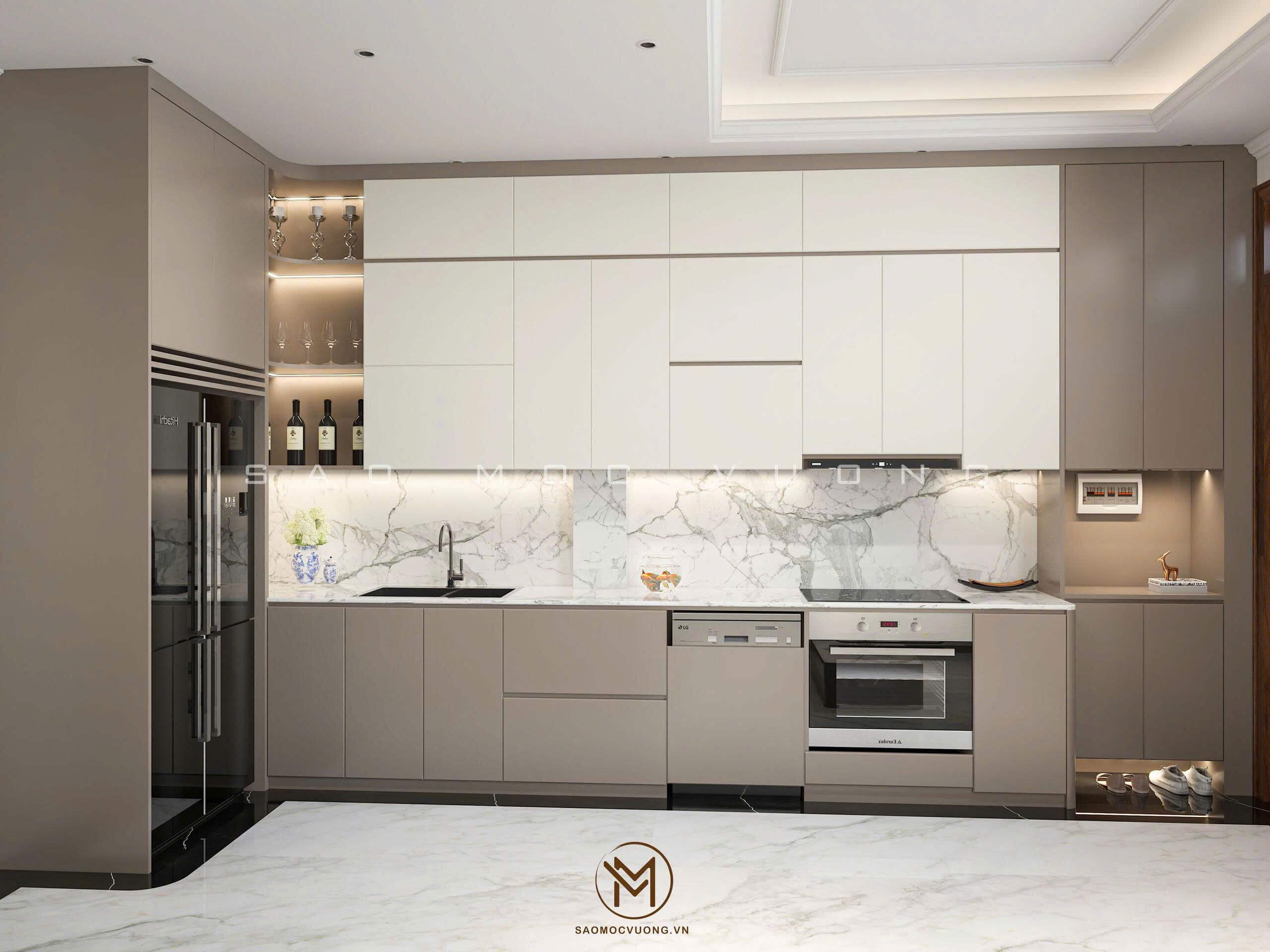 thiet-ke-phong-bep-anh-vinh-do-be-2