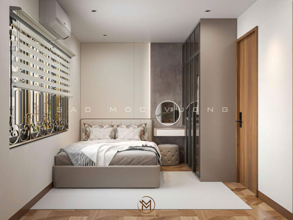 Thiết kế nội thất nhà phố phòng ngủ con trai