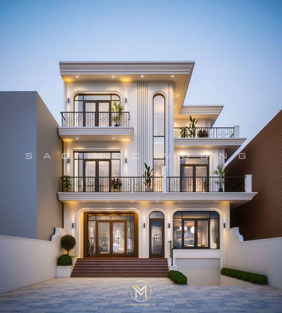 Thiết kế kiến trúc Biệt thự Thanh Oai