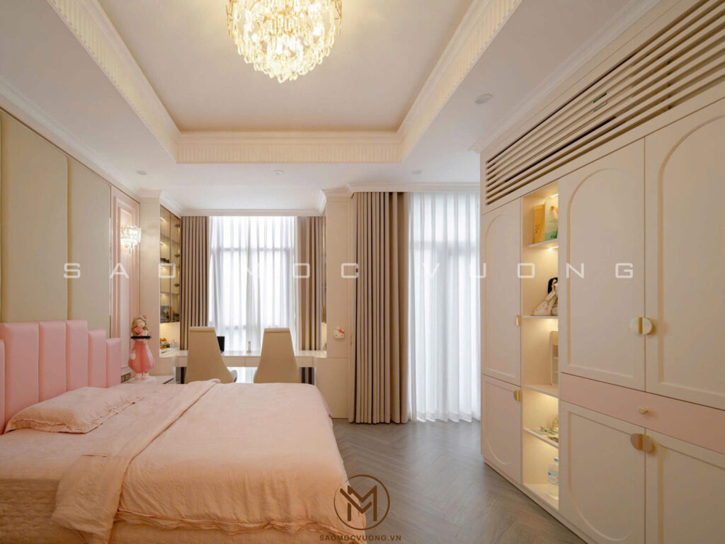 Phòng ngủ con gái - Nội thất luxuy