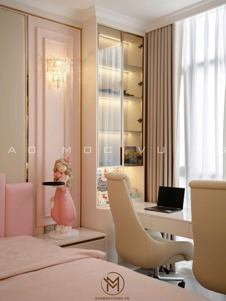 Phòng ngủ con gái - Nội thất luxuy