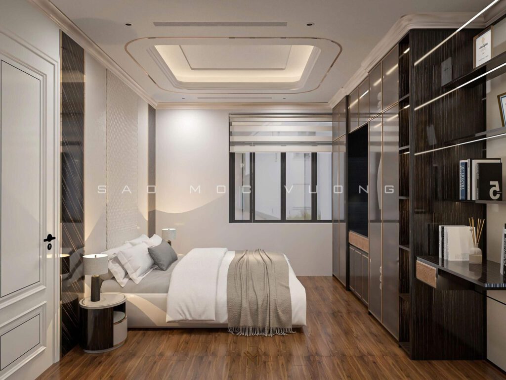 Thiết kế nội thất biệt thự phòng ngủ con trai