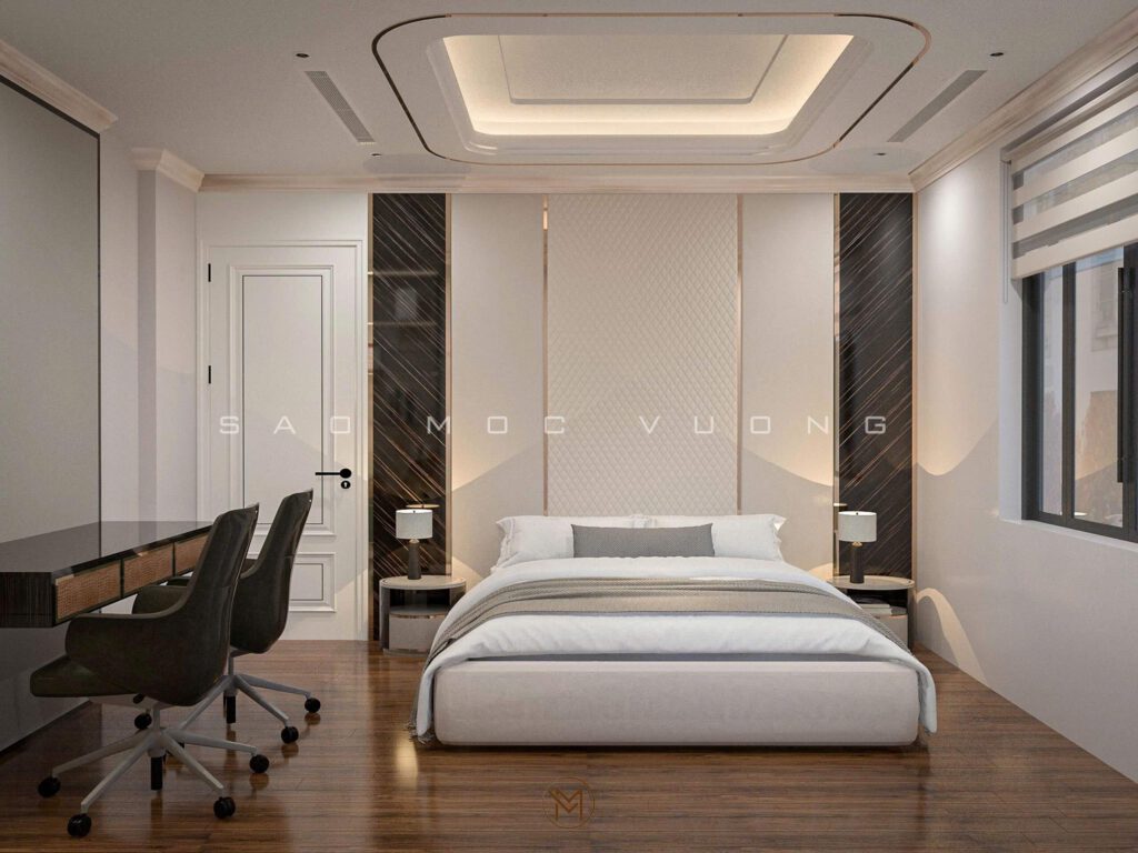 Thiết kế nội thất biệt thự phòng ngủ con trai