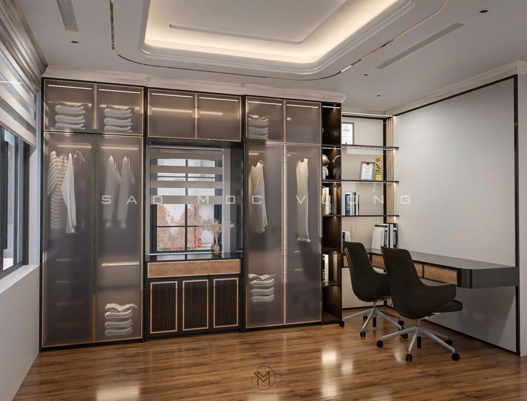 Thiết kế nội thất biệt thự phòng ngủ con trai