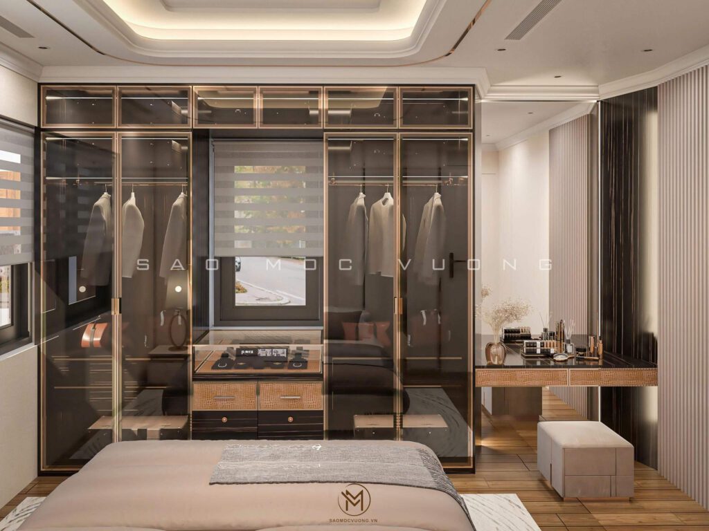 Thiết kế nội thất biệt thự phòng ngủ master