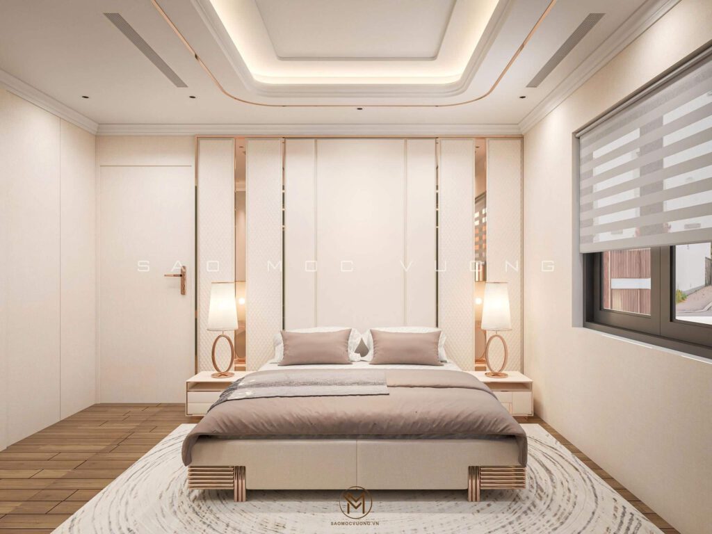 Thiết kế nội thất biệt thự phòng ngủ master