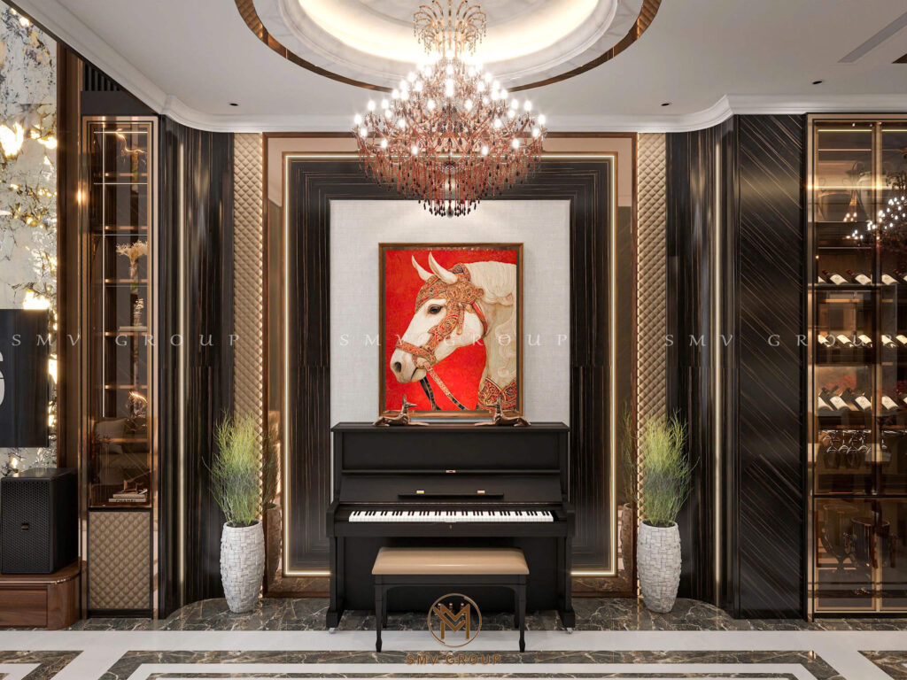 Phòng Khách Thông Tầng - Thiết kế nội thất sang trọng