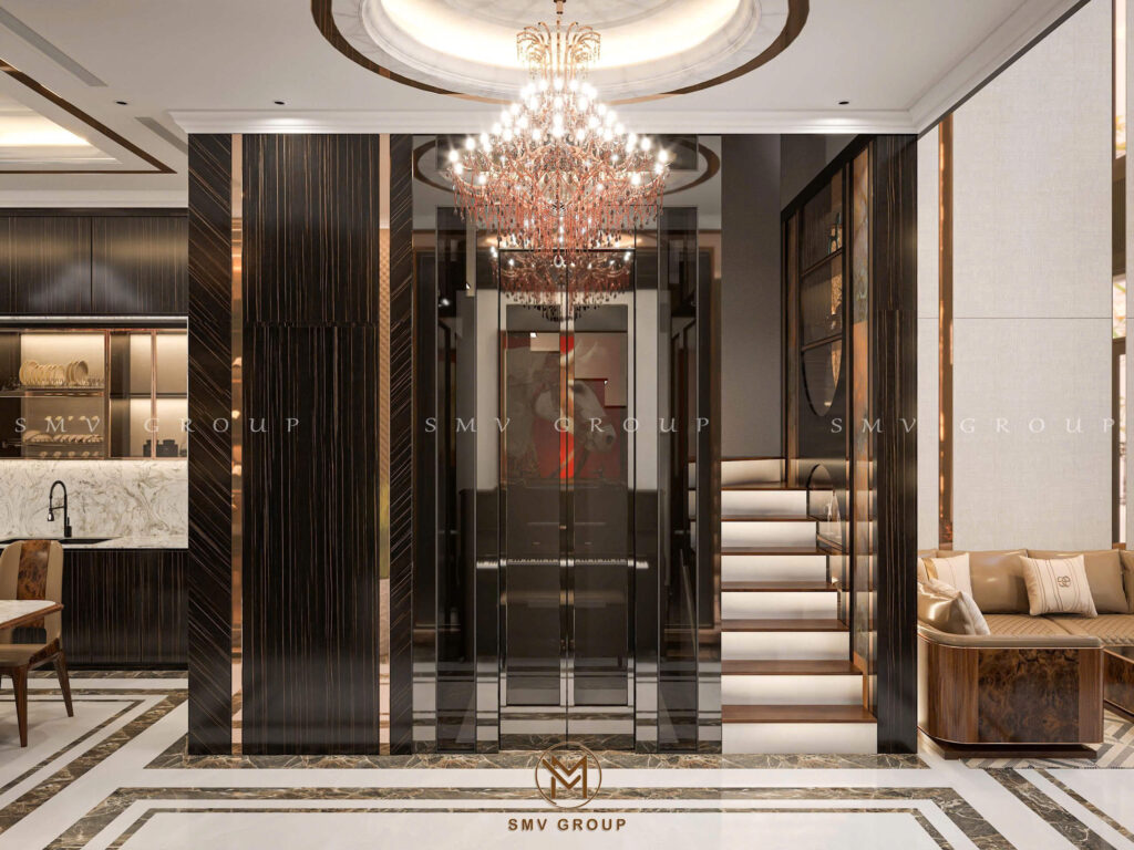 Phòng Khách Thông Tầng - Thiết kế nội thất sang trọng