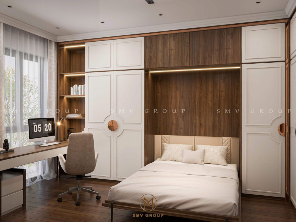 Phòng ngủ con 1 - Thiết kế nội thất sang trọng