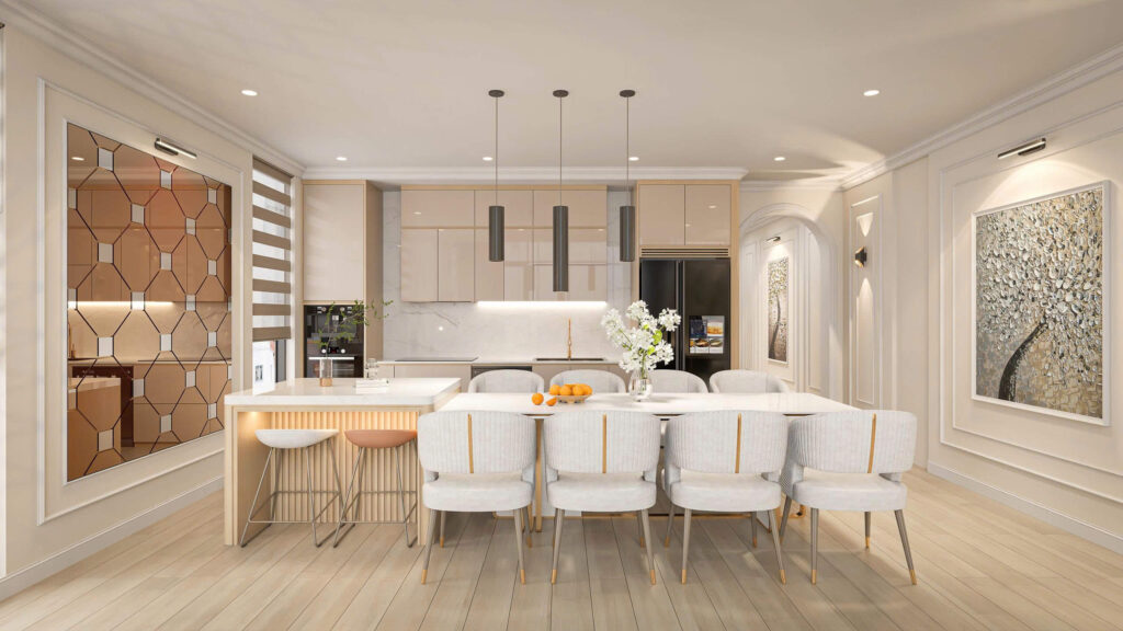 Thiết kế dự án Tu Son Building - Phòng bếp