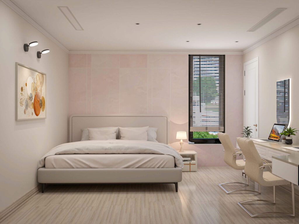 Thiết kế dự án Tu Son Building - Phòng ngủ con gái