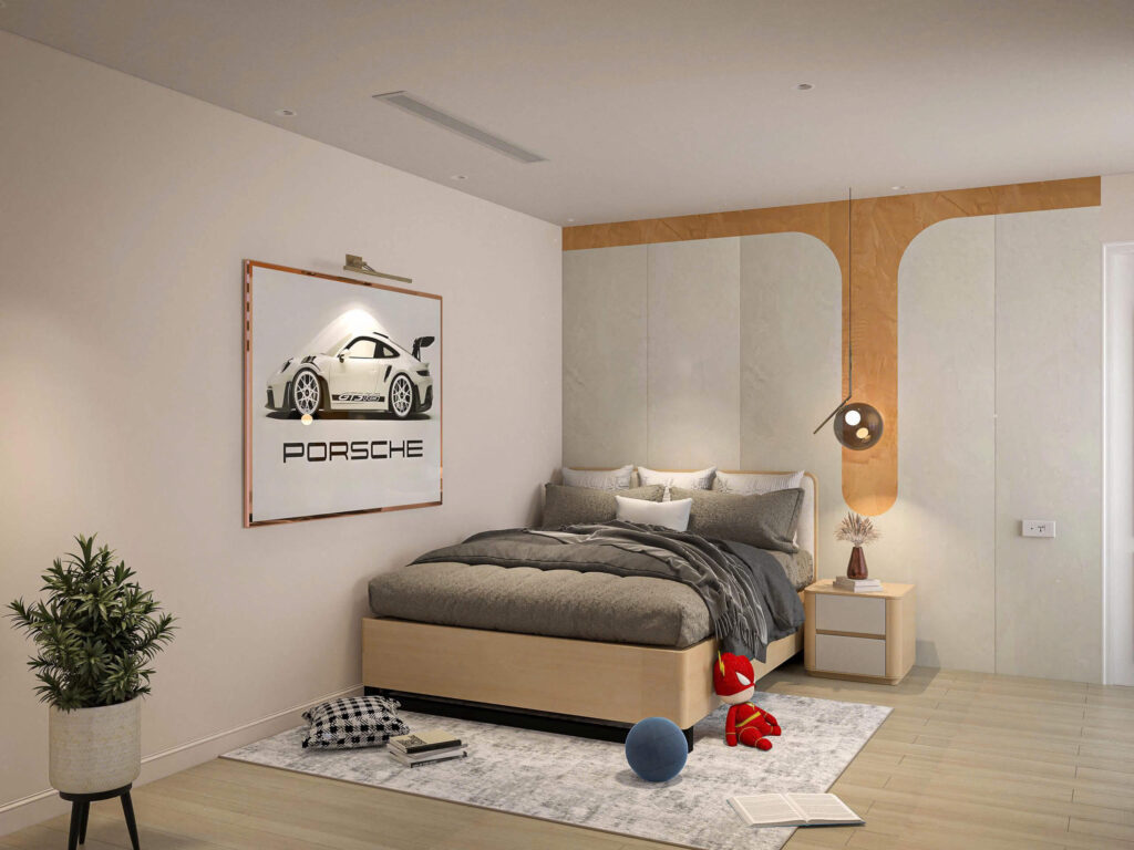 Thiết kế dự án Tu Son Building - Phòng ngủ con trai