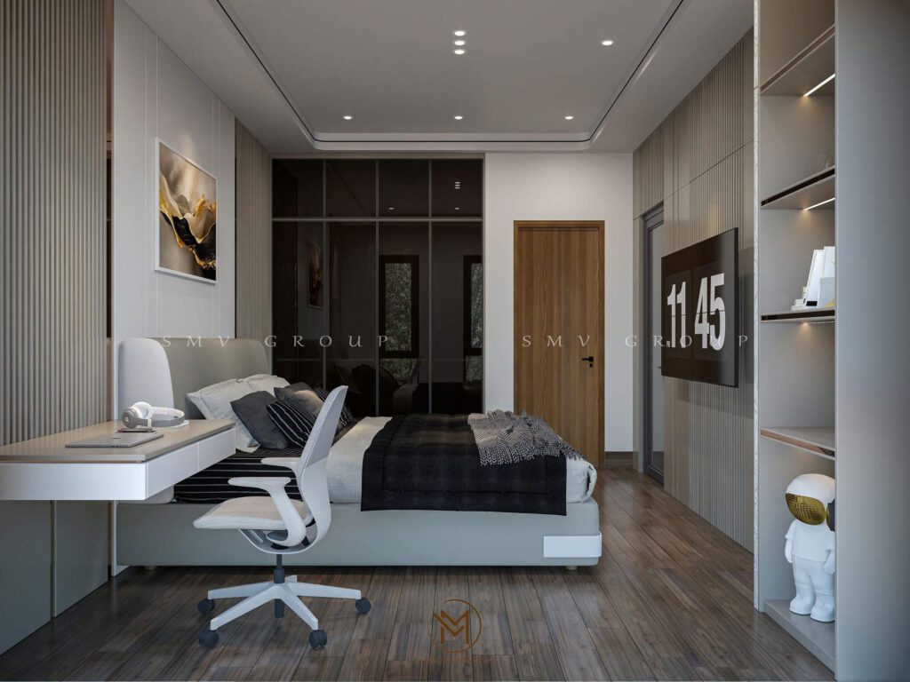 Thiết kế nội thất Vinhomes Cổ Loa phòng ngủ con 2