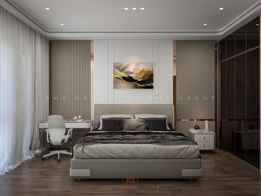 Thiết kế nội thất Vinhomes Cổ Loa phòng ngủ con 2